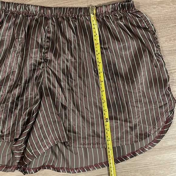 Cacique Women’s Sleep Shorts Size 24 Purple Loungewear Pull On Stretch Waist - Picture 7 of 12